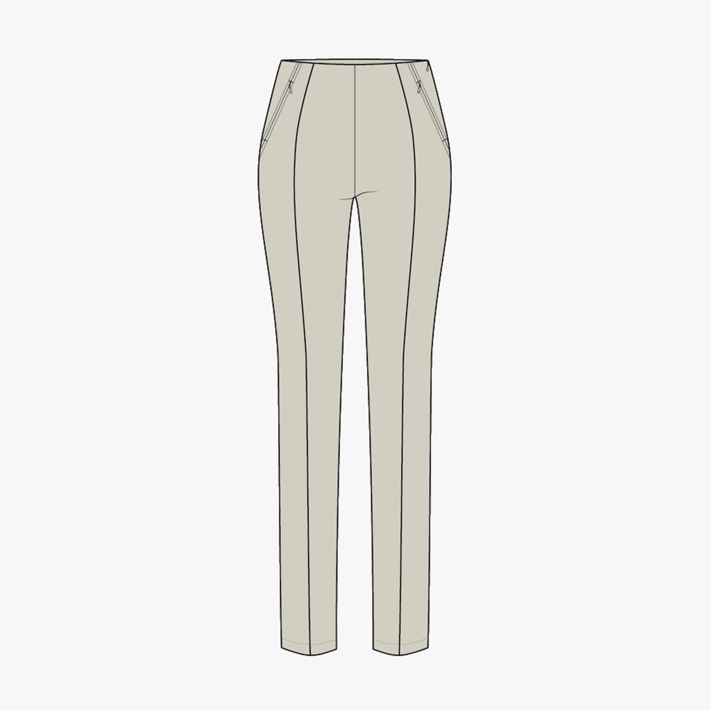 Clubhouse Highwater Slacks - Oatmeal