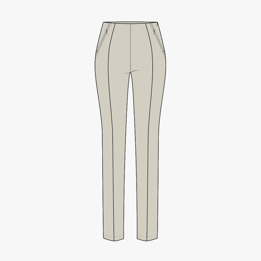 Clubhouse Highwater Slacks - Oatmeal