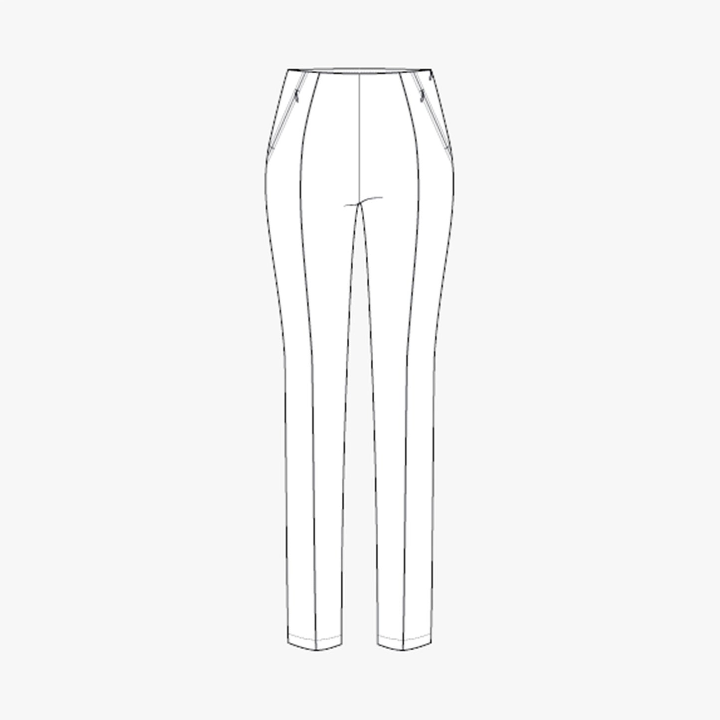 Clubhouse Highwater Slacks - White
