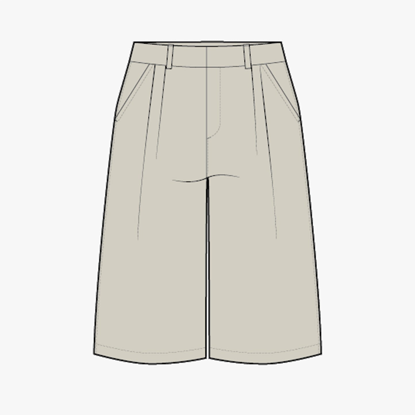 Elevate Bermuda Shorts - Oatmeal