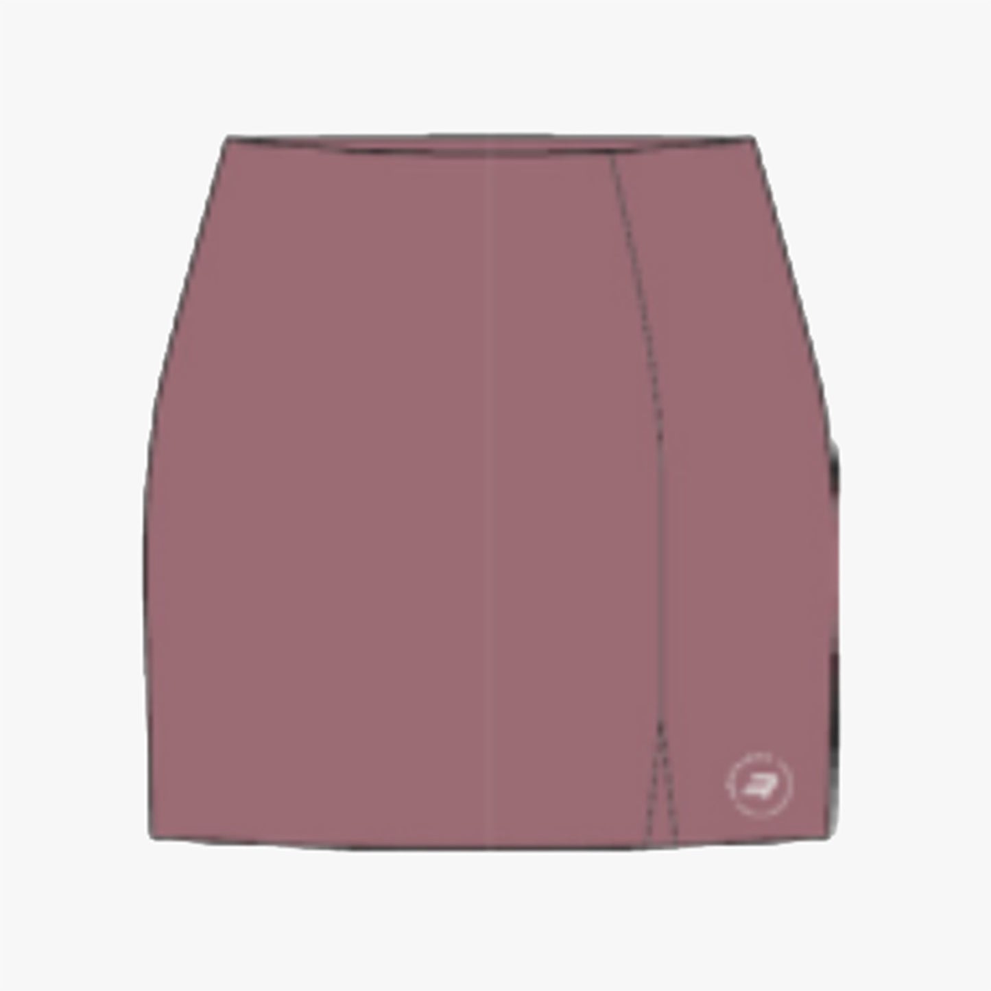 Fluid tech skort - Blush