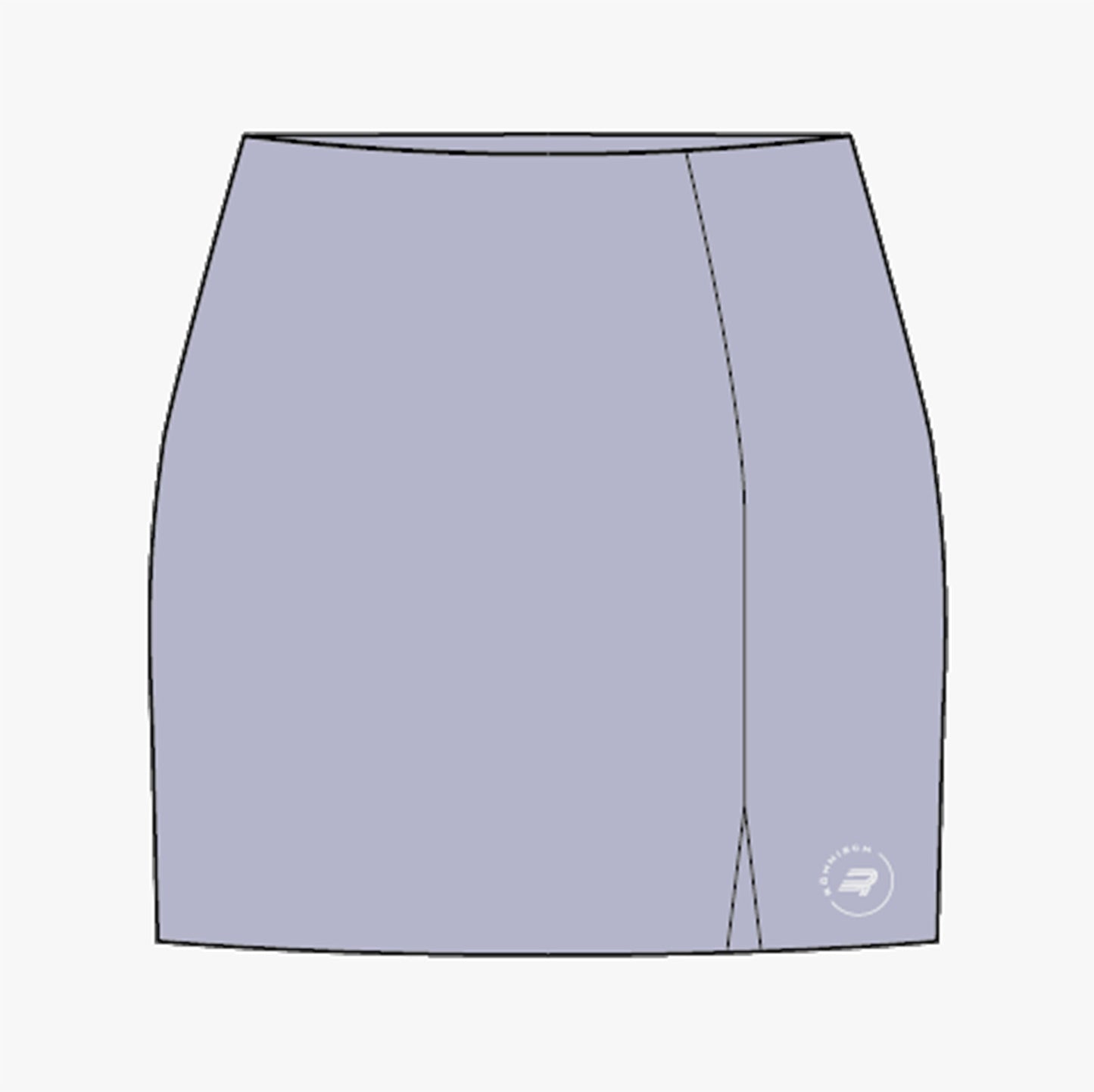 Fluid tech skort - Icelandic Blue