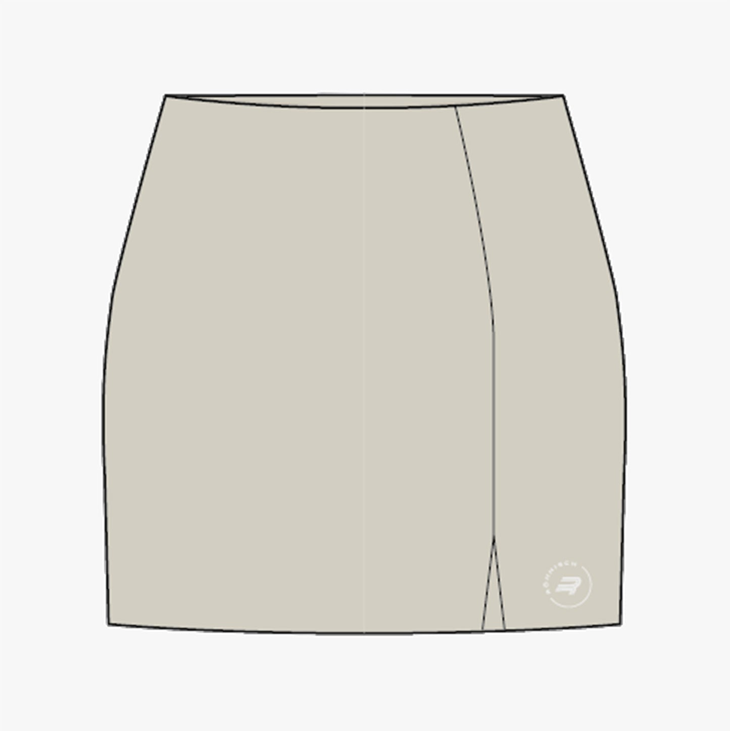 Fluid tech skort - Oatmeal