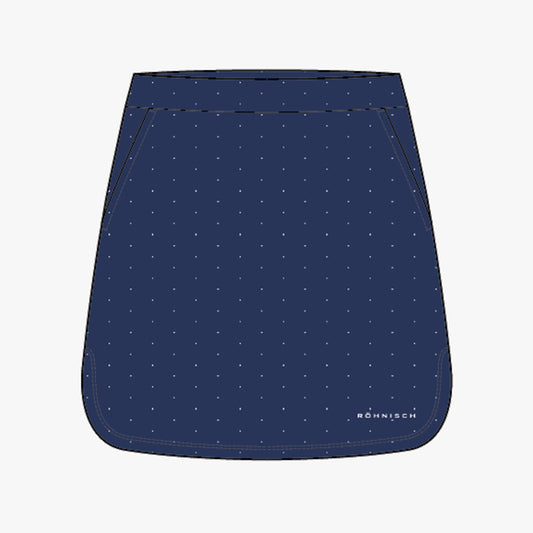 Fore Short Skort - Dot Print Navy