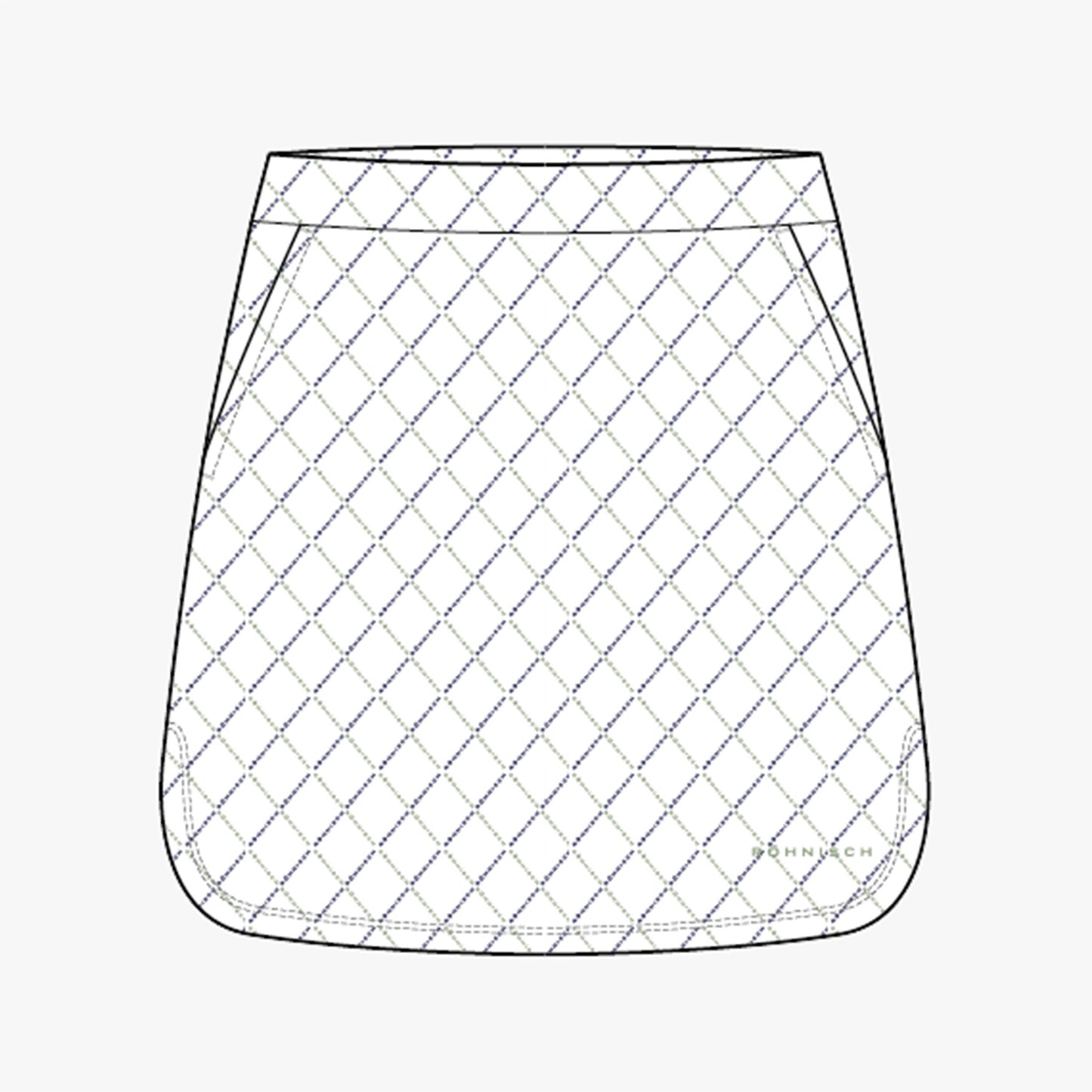 Fore Short Skort -Argyle Logo Print Mistletoe
