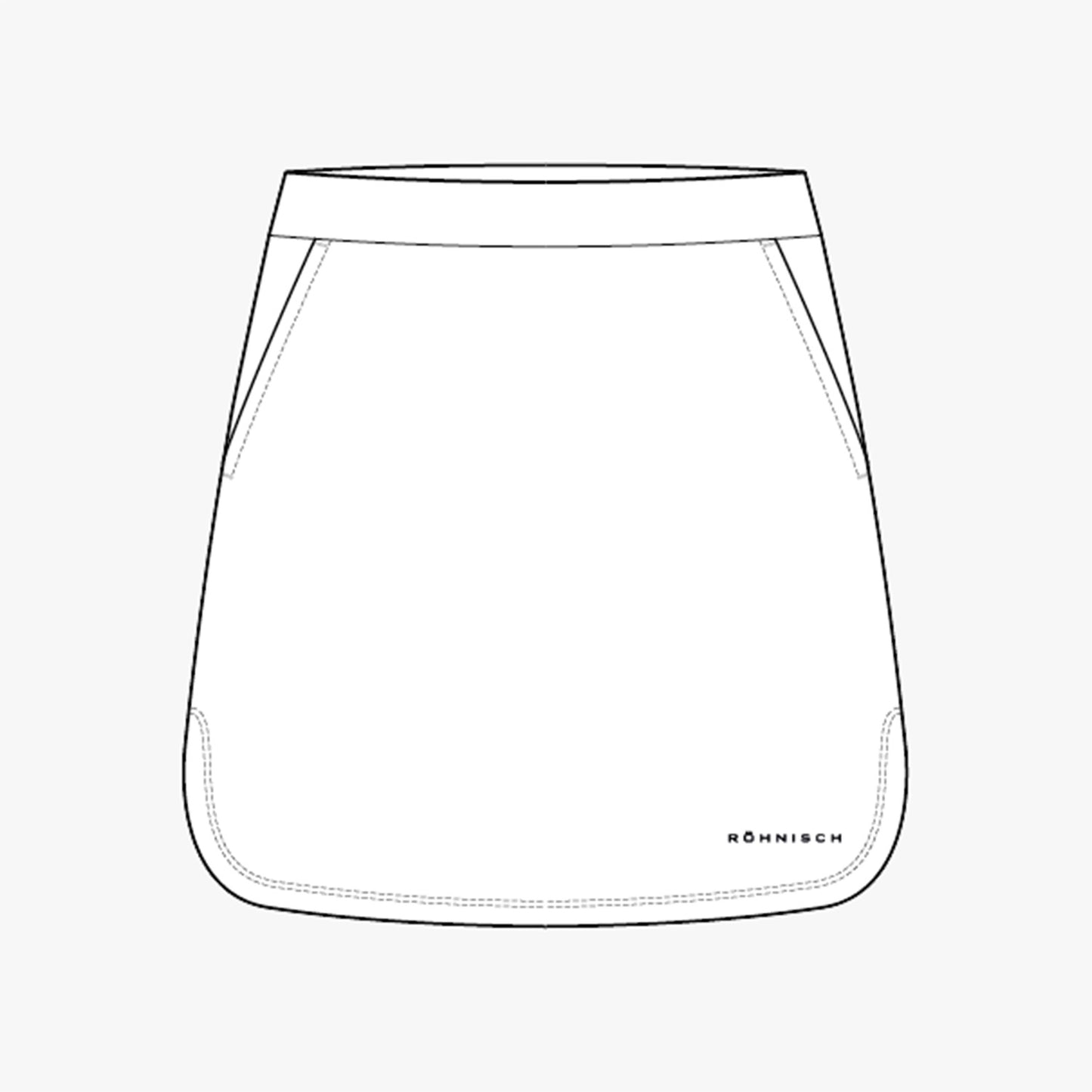 Fore Short Skort - White