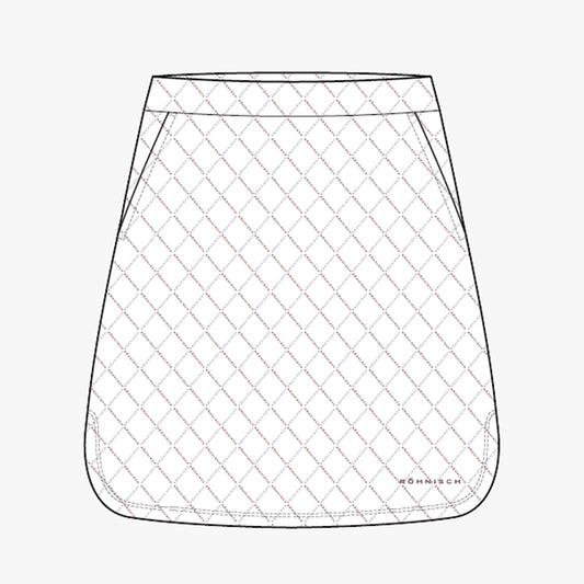 Fore Short Skort - Argyle Logo Print Wistful Mauve