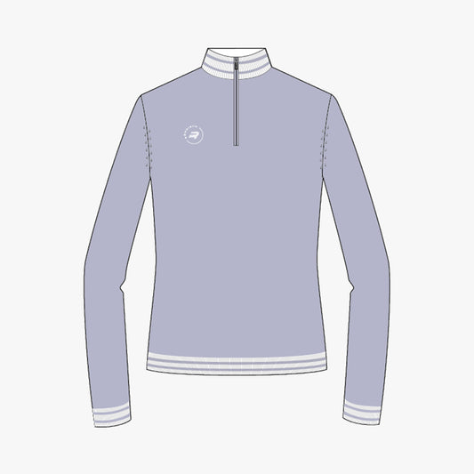 Kora Knitted Half Zip - Icelandic Blue