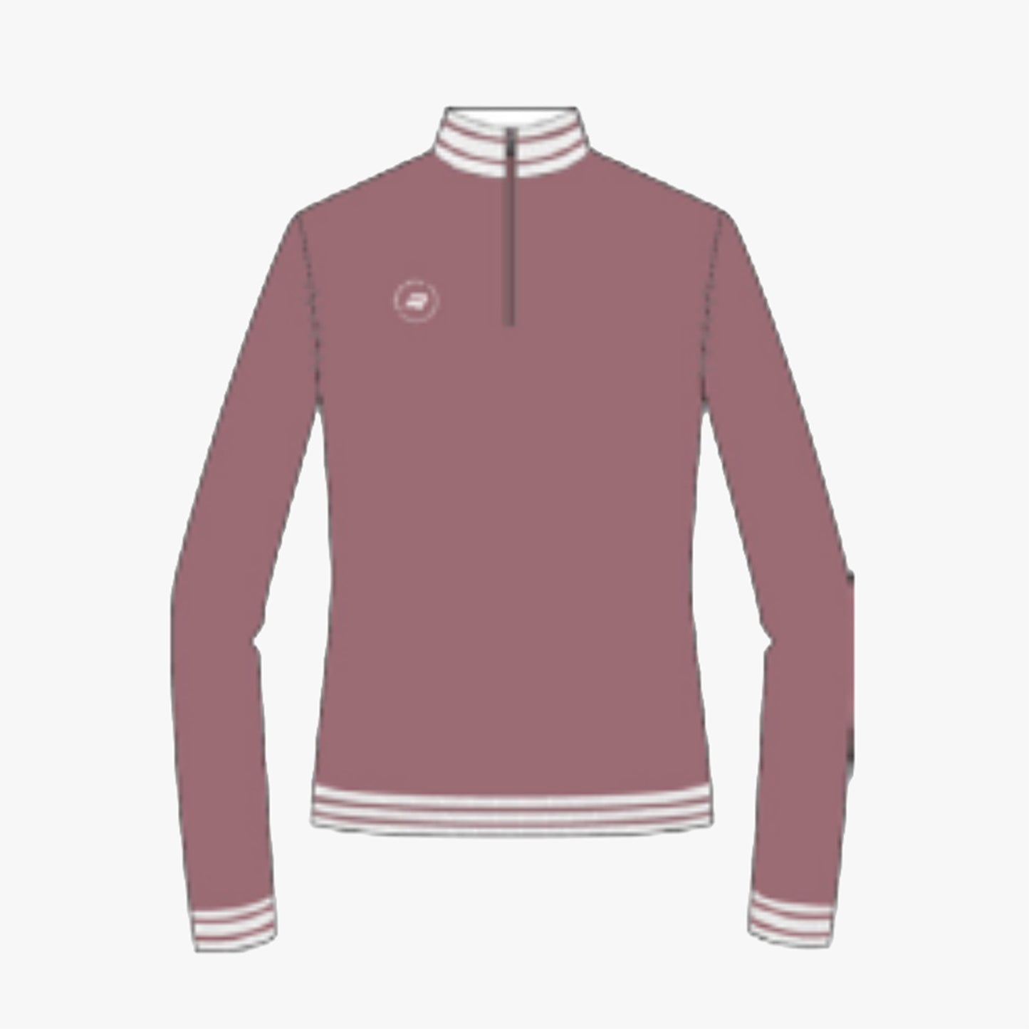 Kora Knitted Half Zip - Blush