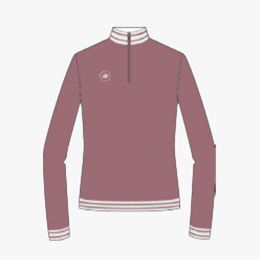 Kora Knitted Half Zip - Blush