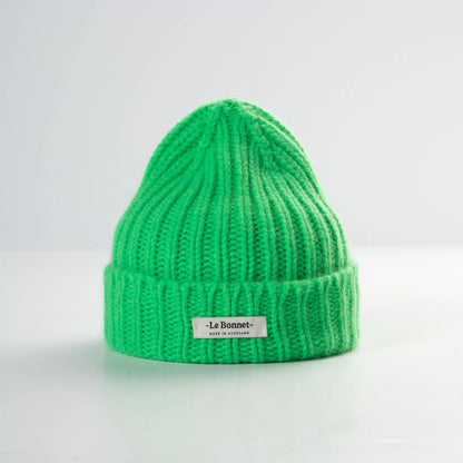 Beanie Logo, Neon Green
