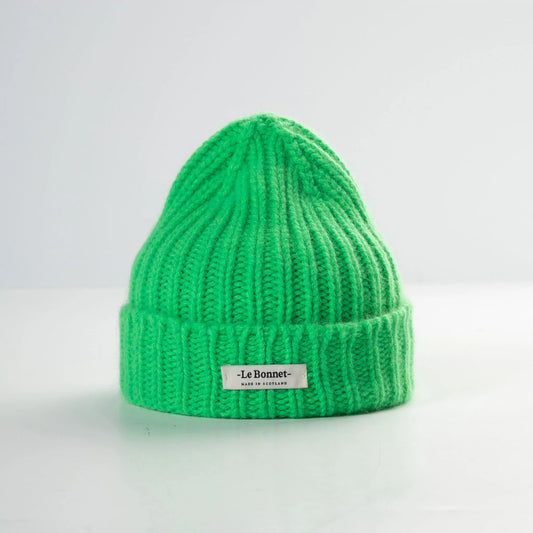 Beanie Logo, Neon Green