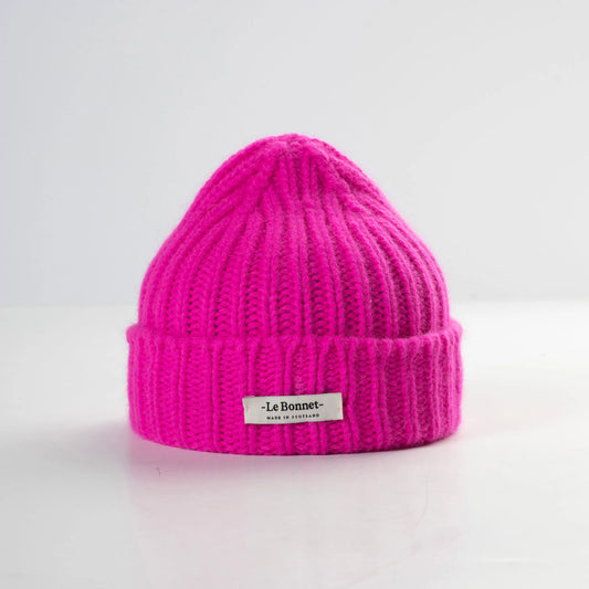 Beanie Logo, Poppy Pink