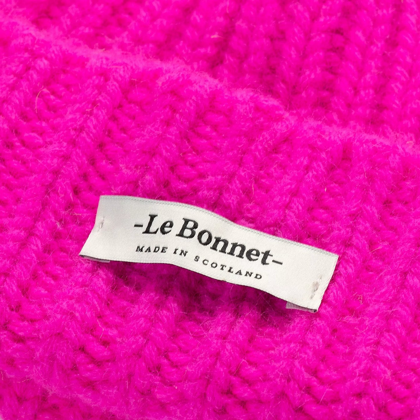 Beanie Logo, Poppy Pink