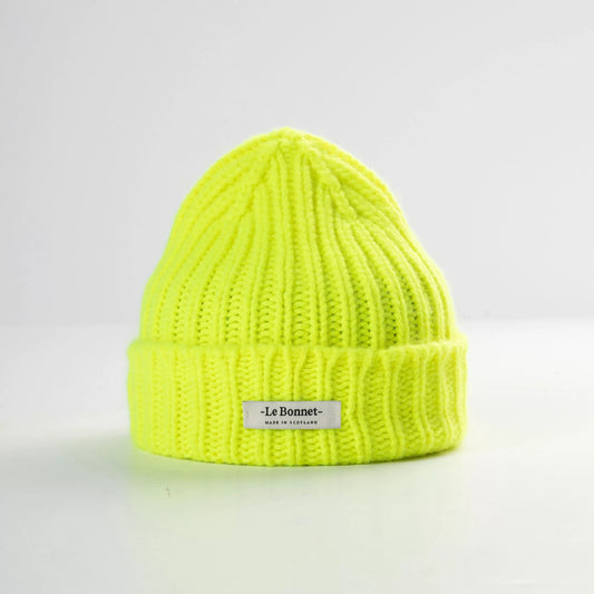 Beanie Logo, Fluo Yellow