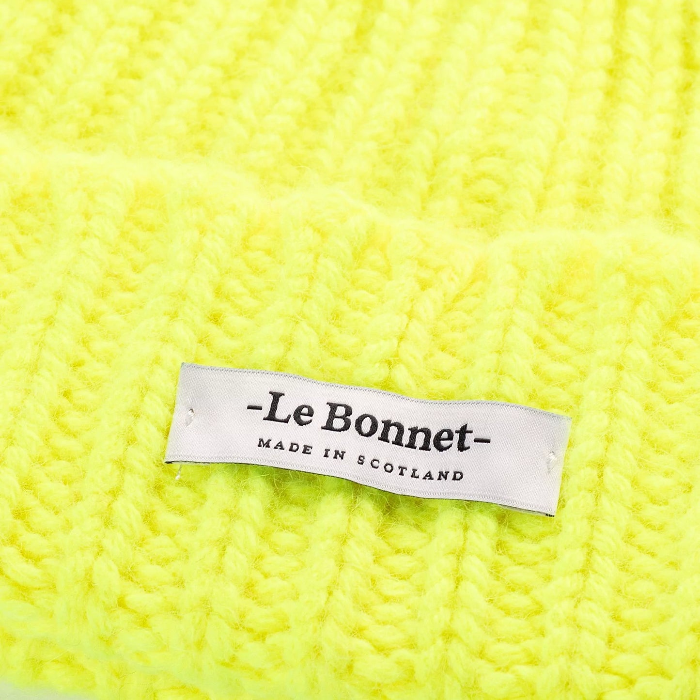 Beanie Logo, Fluo Yellow