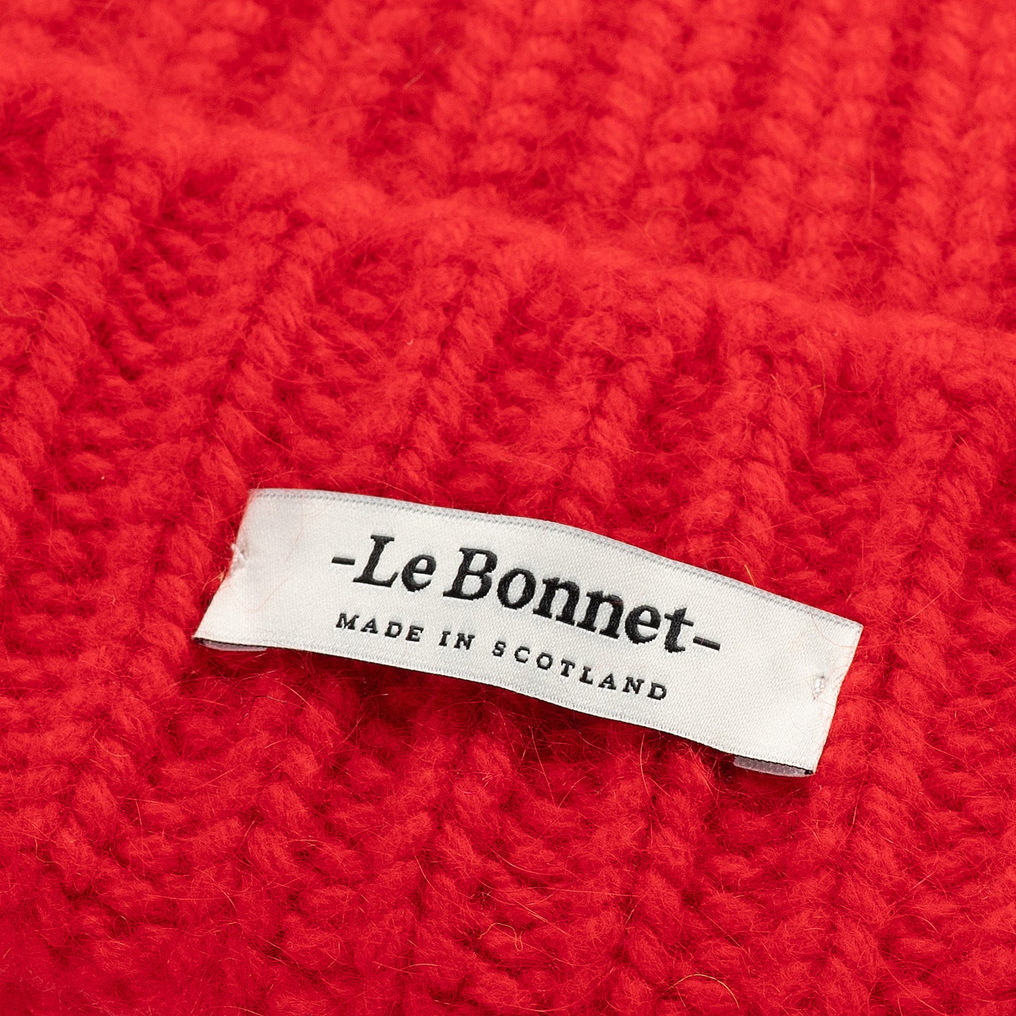 Beanie Logo, Crimson