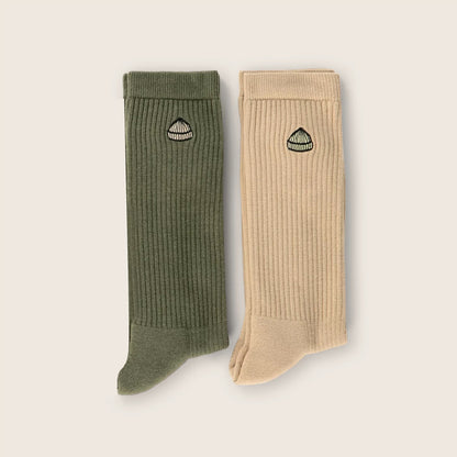 Socks, 2 Pack, Croco/Sand
