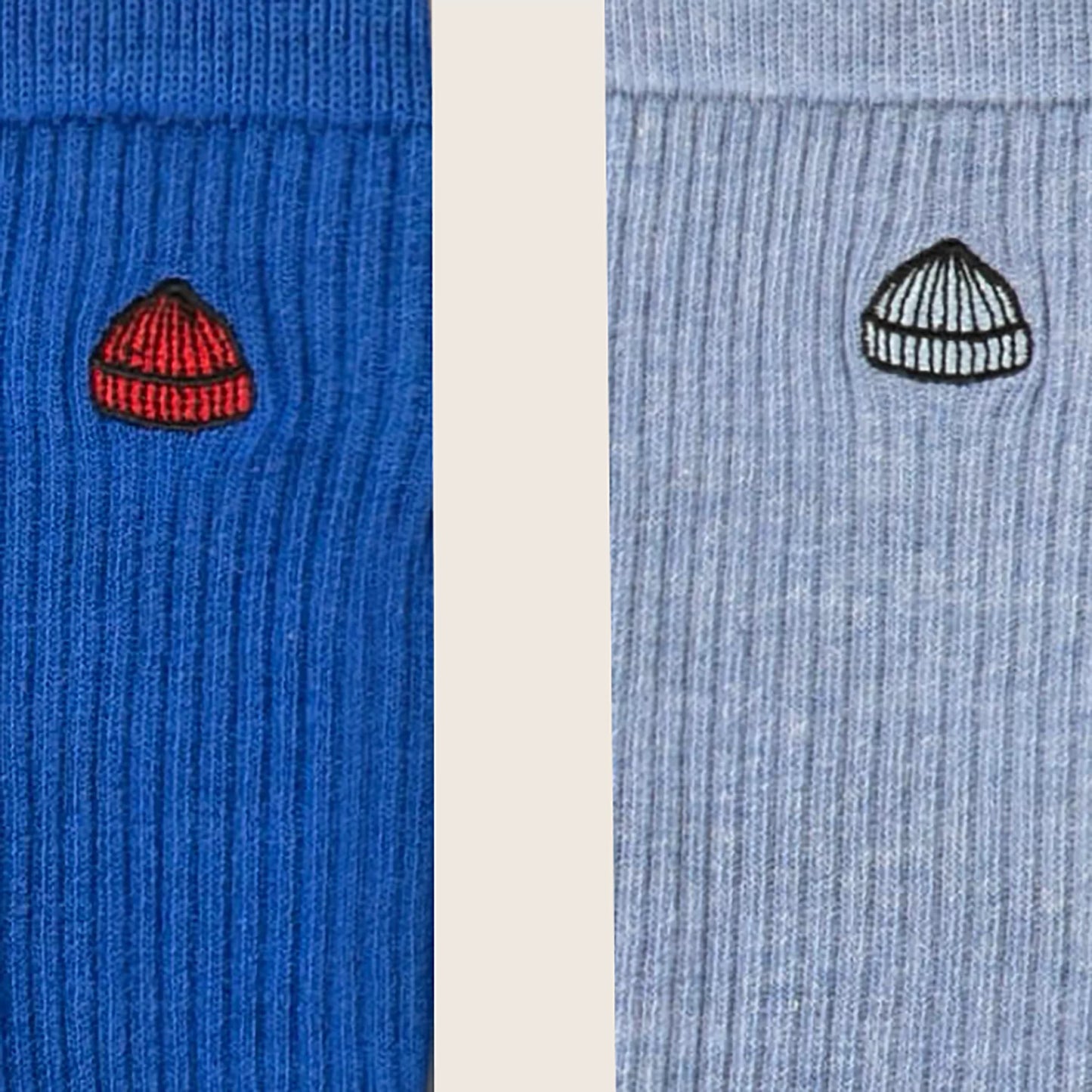 Socks, 2 Pack, Royal/LB Sky