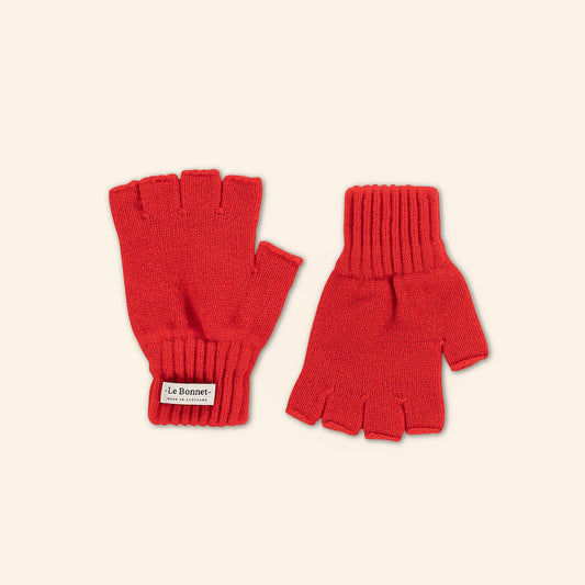 Fingerless Gloves, Crimson