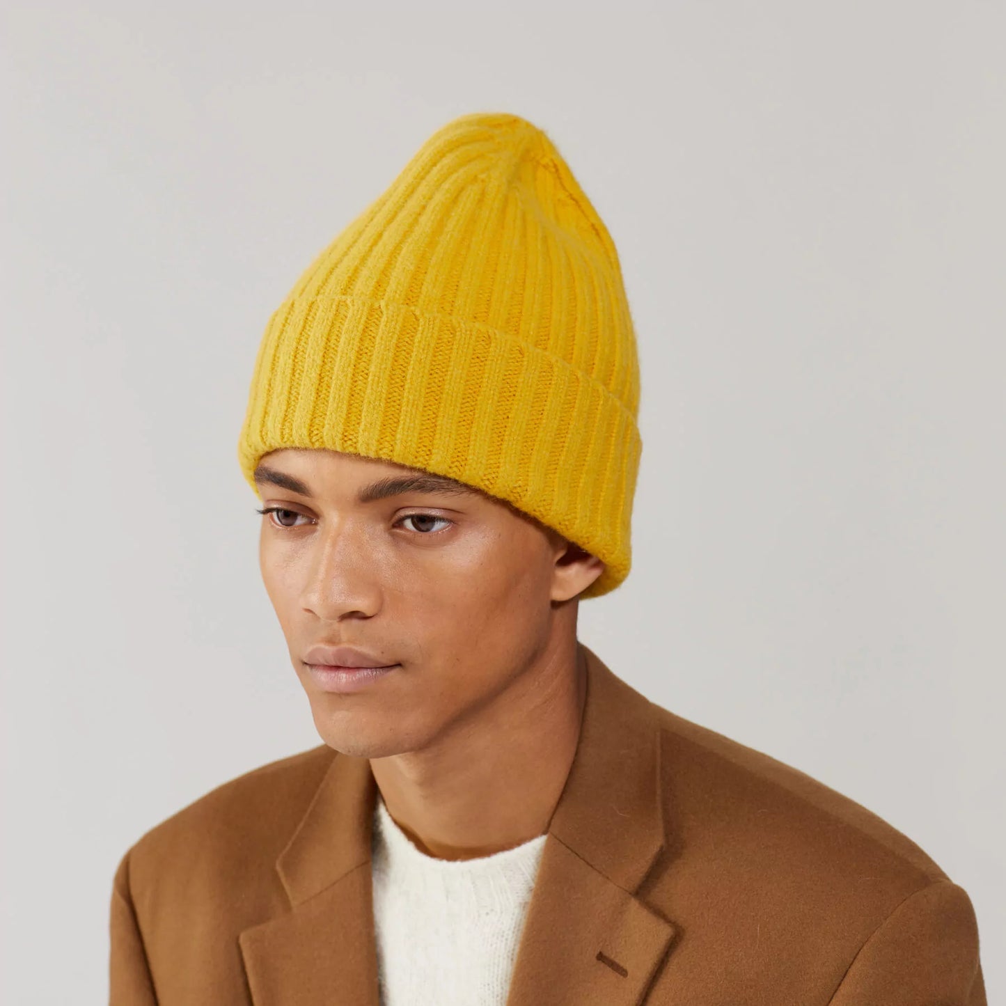 Large Beanie, Mustard