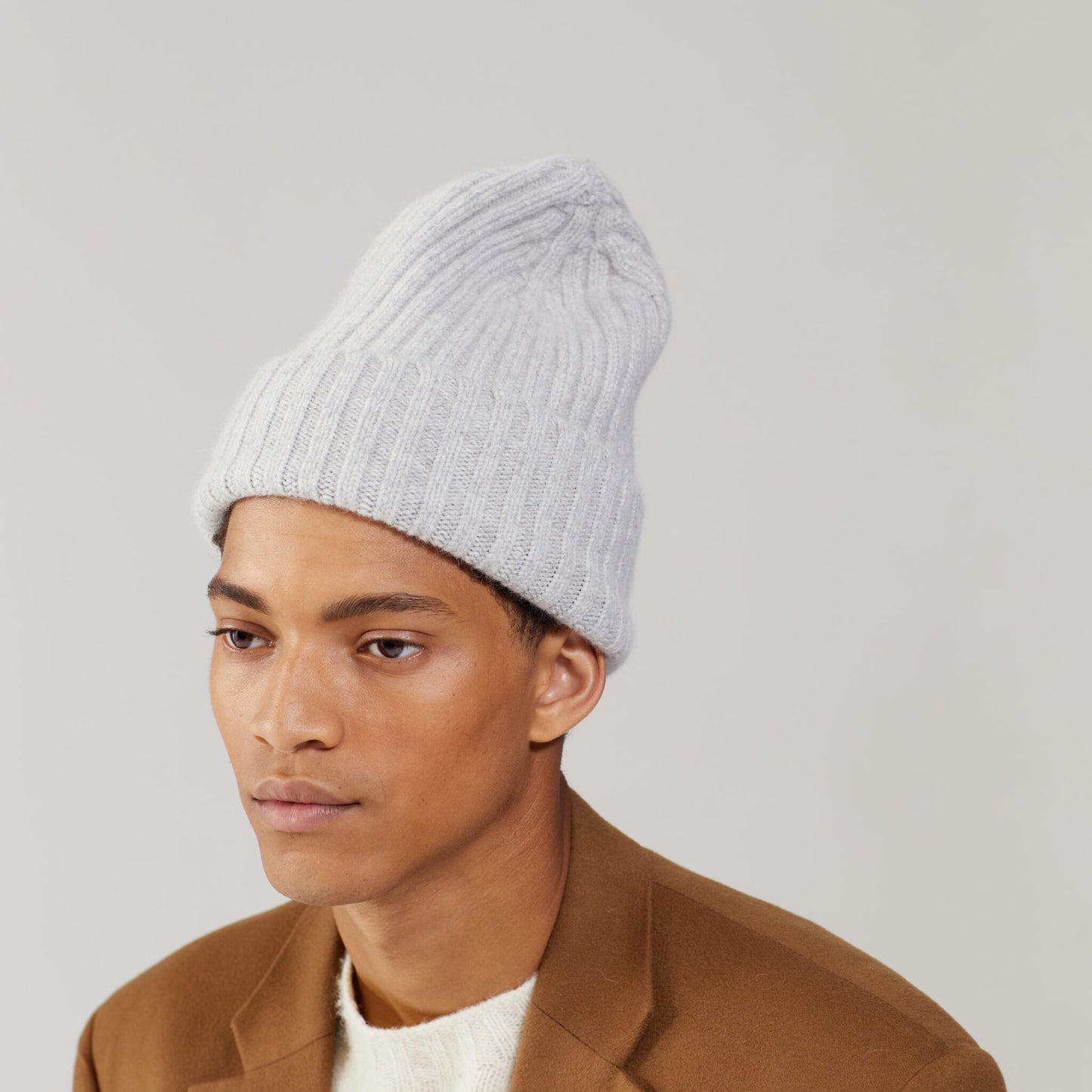 Large Beanie, Silver