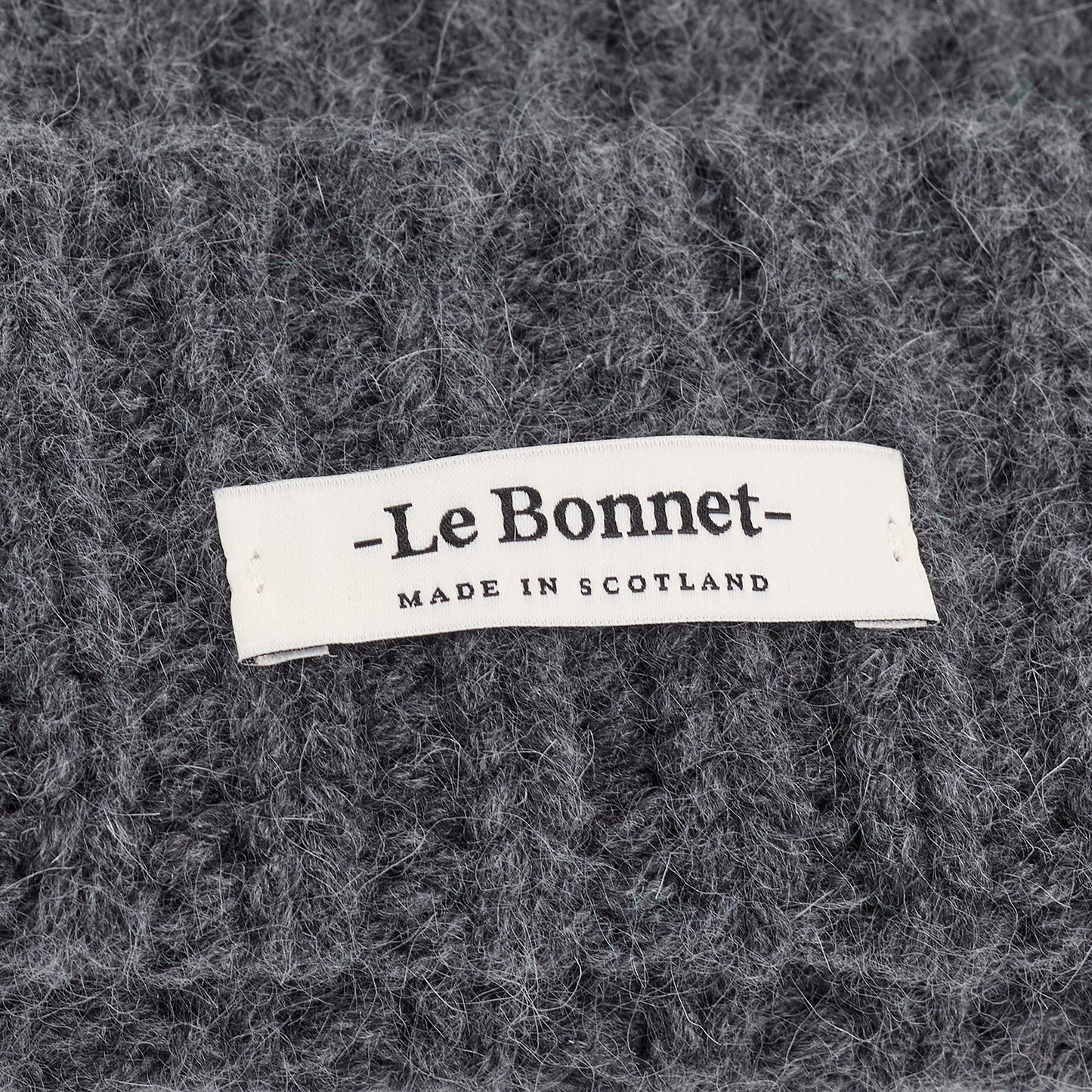 Beanie Logo, Graphite