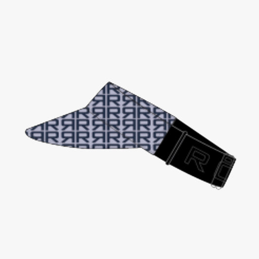 Logo Sun Visor - Typographic Print Icelandic Blue