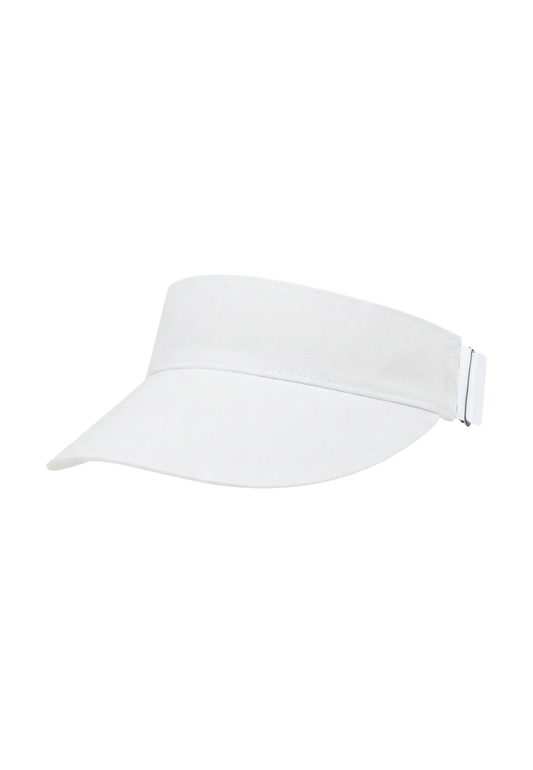Logo Sun Visor - White