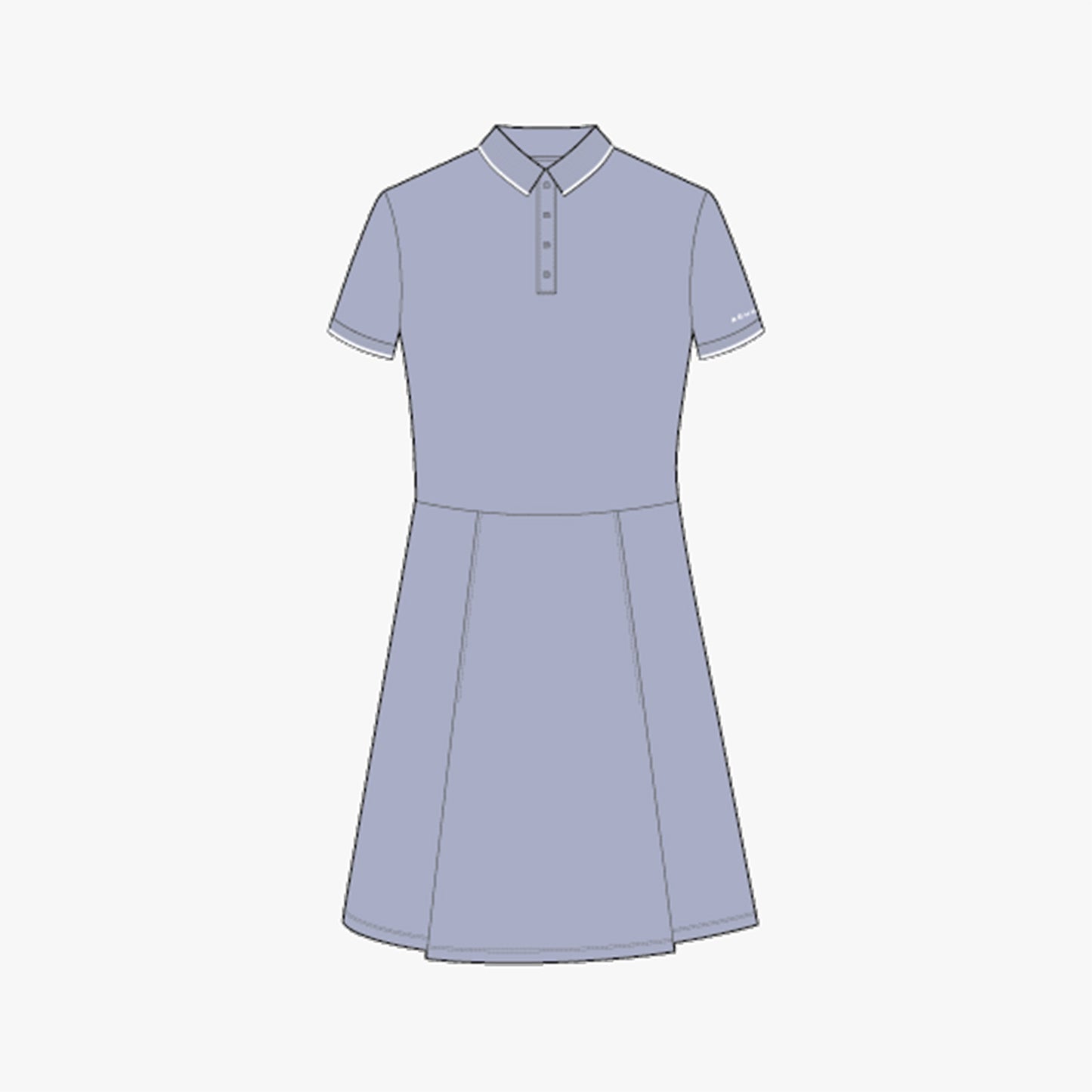 Miriam dress - Icelandic Blue