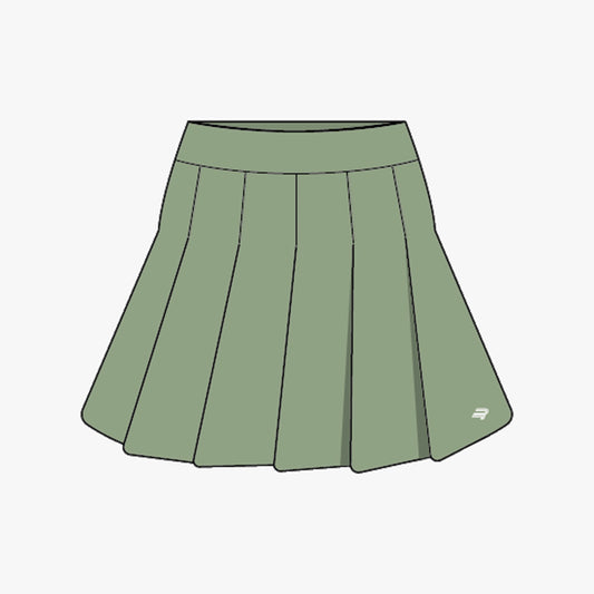 Nicky Pleated Skort - Mistletoe