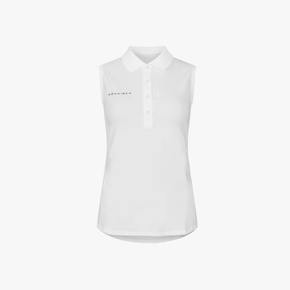 Nicky Sleeveless Poloshirt - White