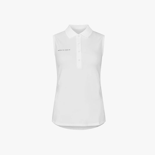 Nicky Sleeveless Poloshirt - White
