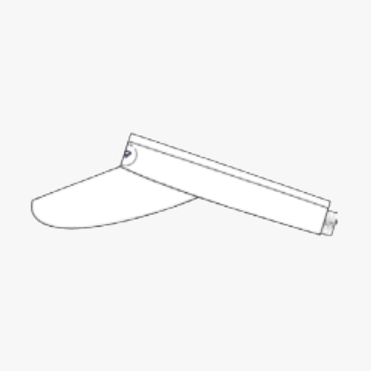 Pitch visor - White