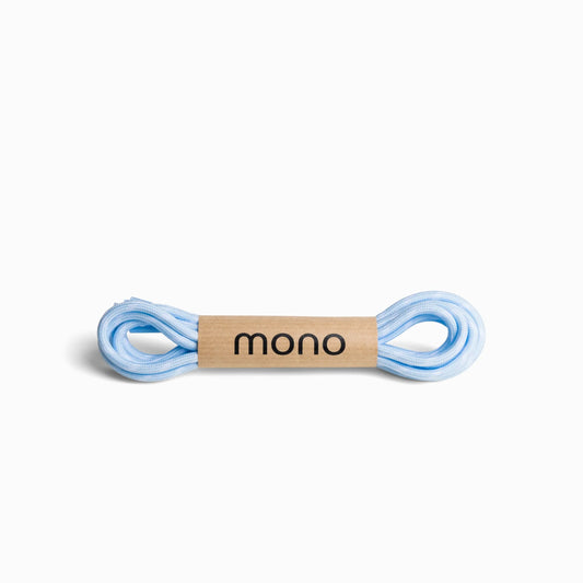 Shoelaces - Light Blue/White