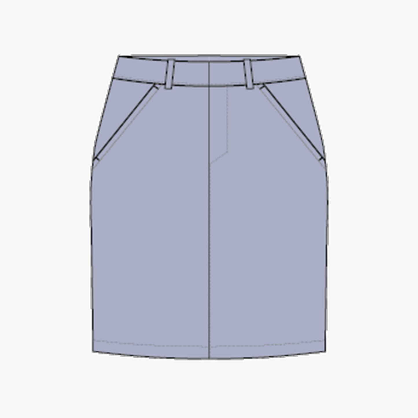 ultimate performance skort - Icelandic Blue