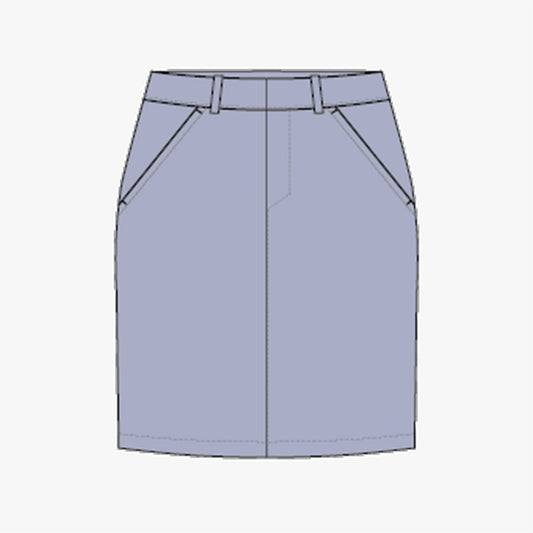ultimate performance skort - Icelandic Blue