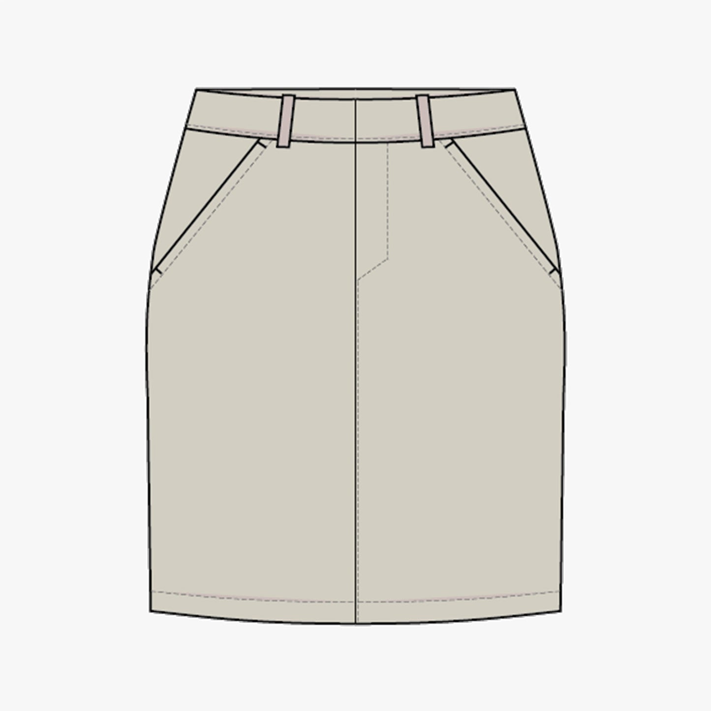 ultimate performance skort - Oatmeal